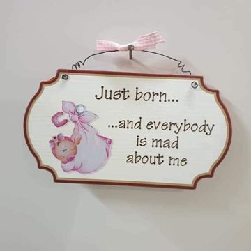 Picture of JUST BORN PINK DECOR